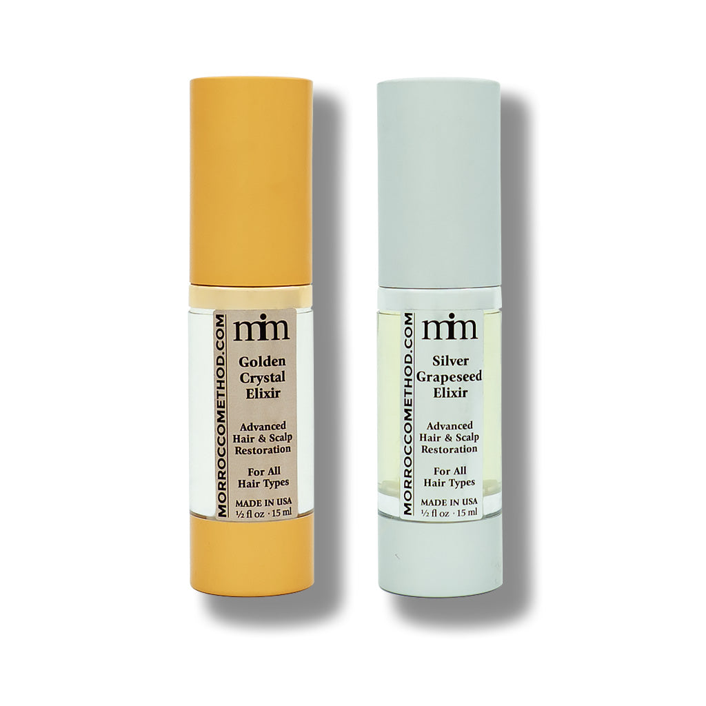 Hair Restoring Elixir Set - Silver & Golden - Morrocco Method