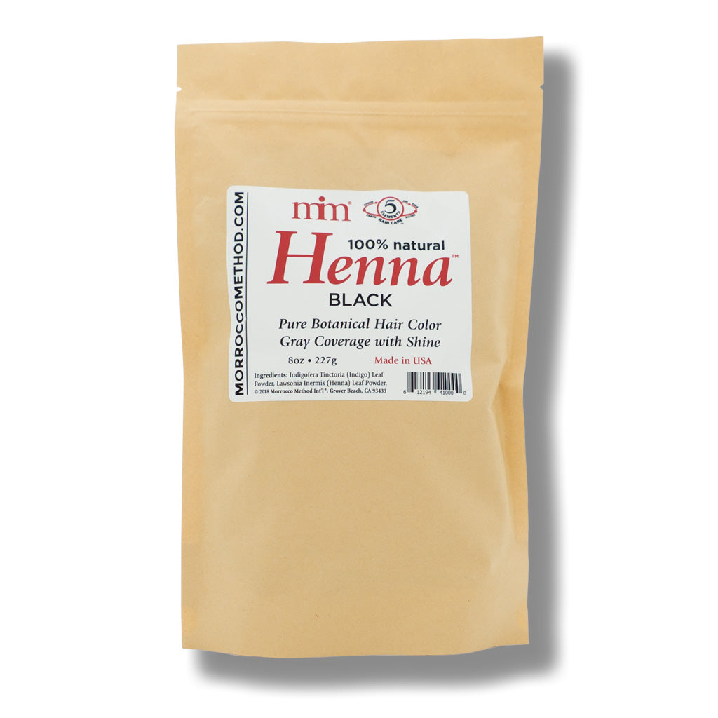 Black Natural Henna Hair Dye - Morrocco Method International