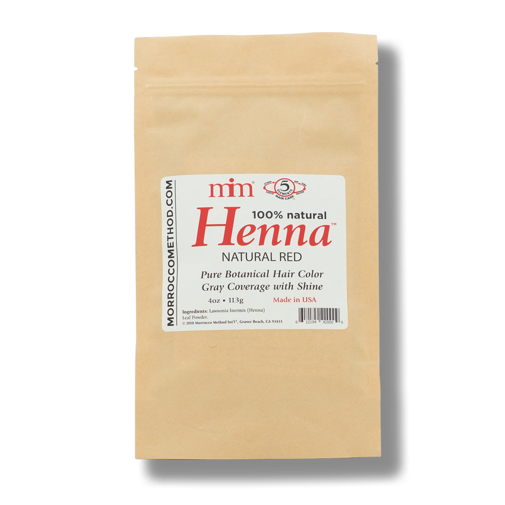 Medium Brown Natural Henna Hair Dye - Morrocco Method International