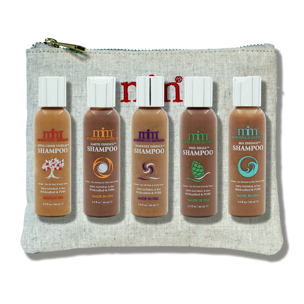 Travel Set, 5 Shampoos - Morrocco Method International